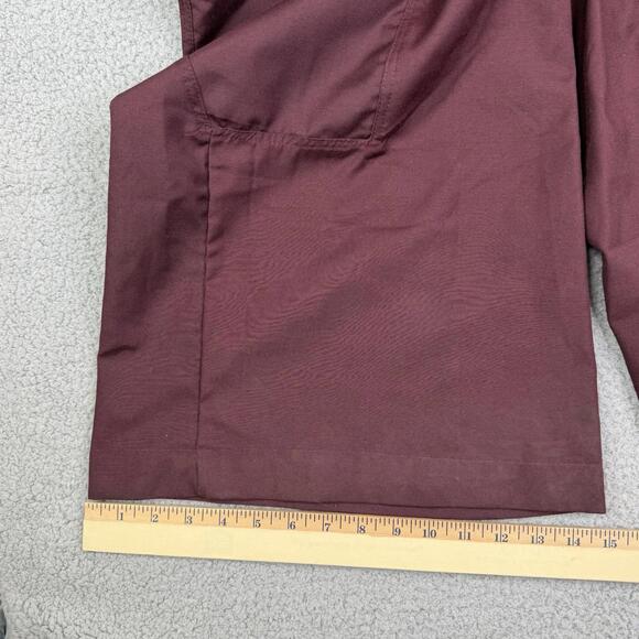 mnml Oversized Wide Leg Maroon Cargo Pants Mens Small 28x30 Gorpcore Streetwear - Picture 8 of 12